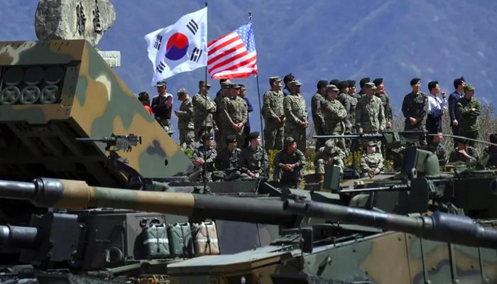 Amerika Birleşik Devletleri'nin Güney Kore'de binlerce asker toplama planına sahip olduğu belirtildi.