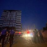 Şanliurfa'daki dairenin 11. katında panik yanıyor