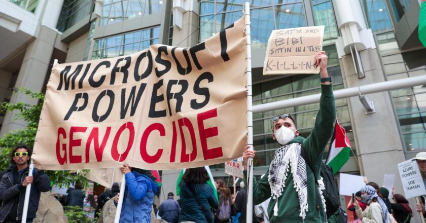 İsrail Soykırımını Destekleyen Microsoft'tan Microsoft'a “Gazze” eylemi
