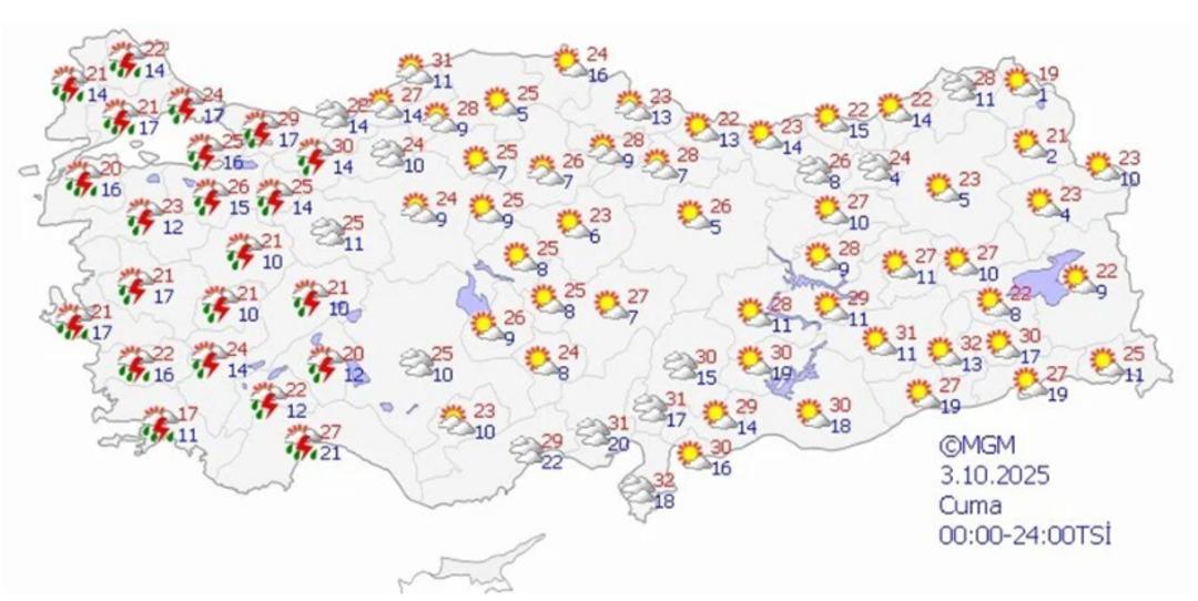 Rüzgar çok güçlü esiyor: kapıda fırtına! Meteoroloji 2'den uyarı