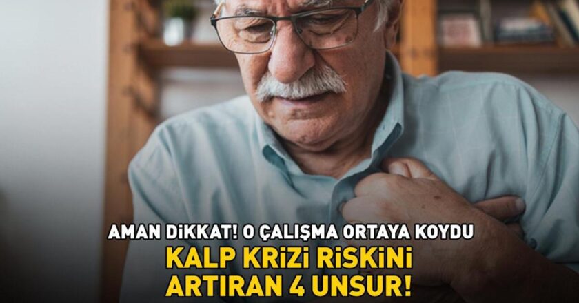 KALP RİSKİNİ ARTIRAN 4 FAKTÖR! Dikkat olmak! O araştırma ortaya çıkardı!