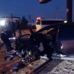 Traktörle çarpışan otomobilin altında kalan yaya hayatını kaybetti